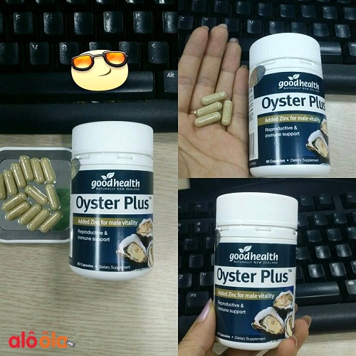 Hàu Oyster Plus Good Health [HÀNG ÚC]- Hộp 60viên Tăng Cường Sinh Lý Phái Mạnh( hàu lùn, hàu cao)