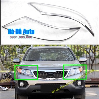 Ốp viền đèn pha hậu sorento 2010 2011 2012 2013 - ốp bảo vệ đèn pha hậu kia sorento 2010/2013