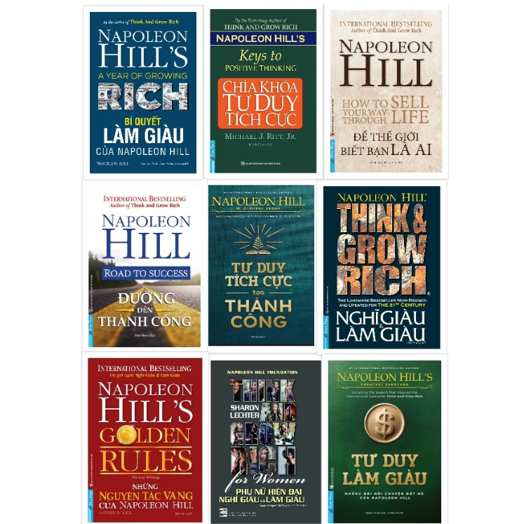 Sách Combo Napoleon Hill (9 cuốn) - First News