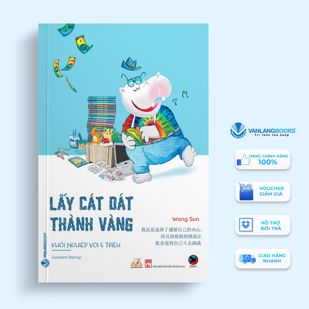 Sách Vanlangbooks - Lấy Cát Dát Thành Vàng