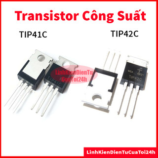 Transistor công suất npn tip41 ngược, tip42- thuận -to220 6a/100v