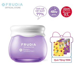 [Tặng 132k] Kem Dưỡng Ẩm Cho Da Chiết Xuất Việt Quất Frudia Blueberry Hydrating Cream 55g
