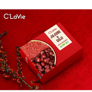 Vỏ hộp Bộ quà tặng Táo đỏ kỷ tử C'lavie
