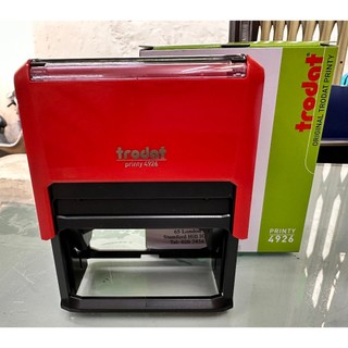 Dấu Trodat Printy 4926 khắc dấu logo, công ty, mã số thuế nội dung dài nhiều dòng