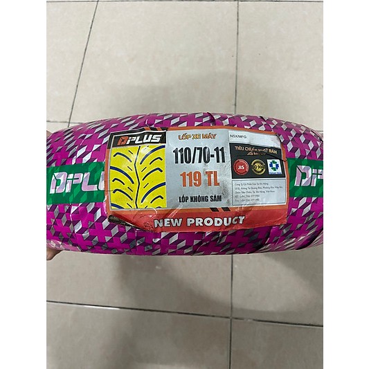 Lốp DPLUS 110/70-11 vỏ trước xe Vespa LX