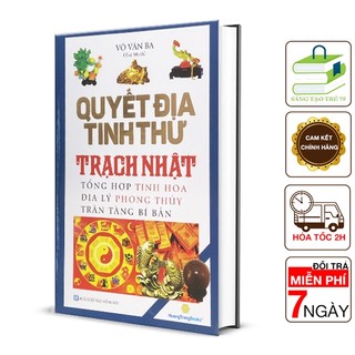 Sách - quyết địa tinh thư - trạch nhật - bìa cứng