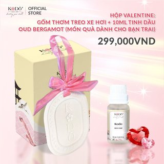  Miếng Sứ Thơm Cao Cấp + Tinh Dầu Nước Hoa Kodo 10ml Giúp Khuếch Tán Mùi Hương