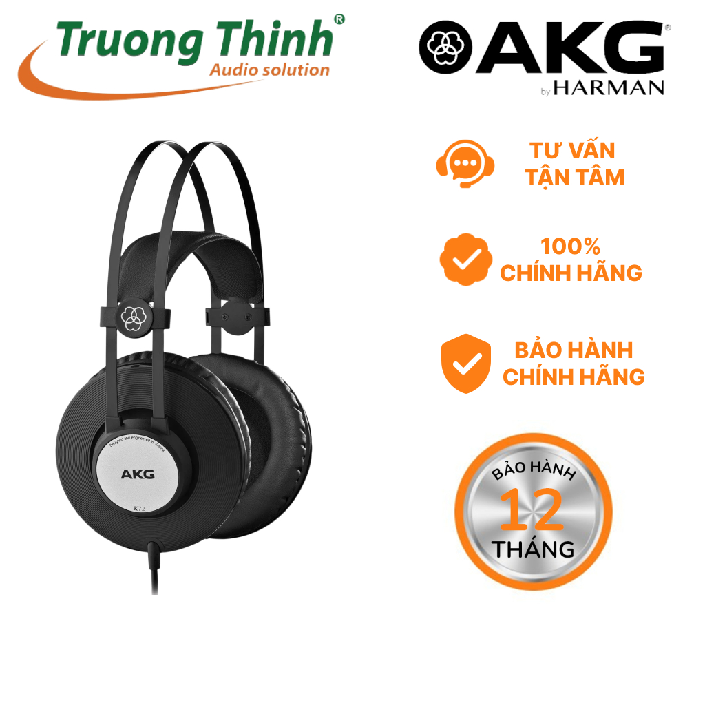 [CHÍNH HÃNG] Tai nghe kiểm âm AKG K72 chất lượng giá tốt - Tai nghe  AKG K72 - TRƯỜNG THỊNH AUDIO