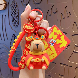 Móc khoá thần tài Chuột lang Capybara