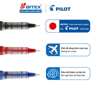 Bút Pilot mực nước Hi-Techpoint V7 Cartridge System – Cartridge Thay Nhanh, Ngòi 0.7mm, Chính Hãng