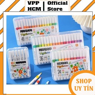 Bút Màu Acrylic Marker mã 9118 , Bút Acrylic marker 2 đầu với hai đầu vẽ to, màu sắc tươi sáng