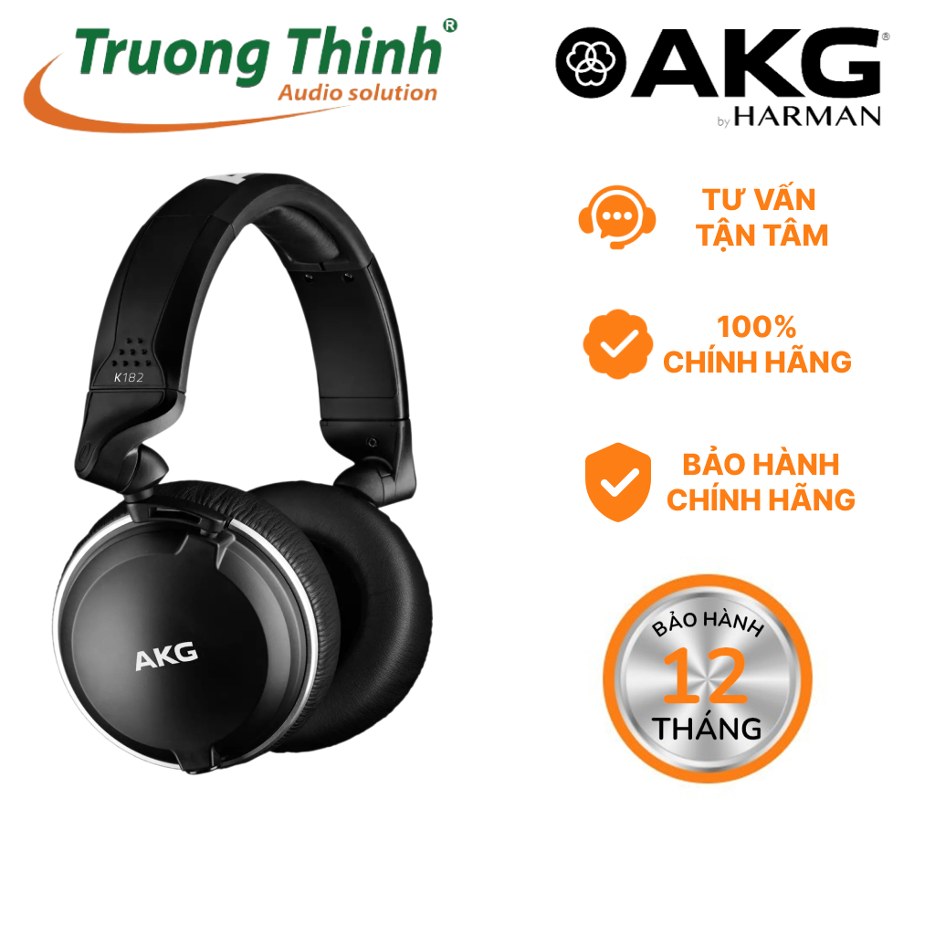 [CHÍNH HÃNG] Tai nghe kiểm âm AKG K182 Studio chất lượng giá tốt - Monitor Headphone AKG K182