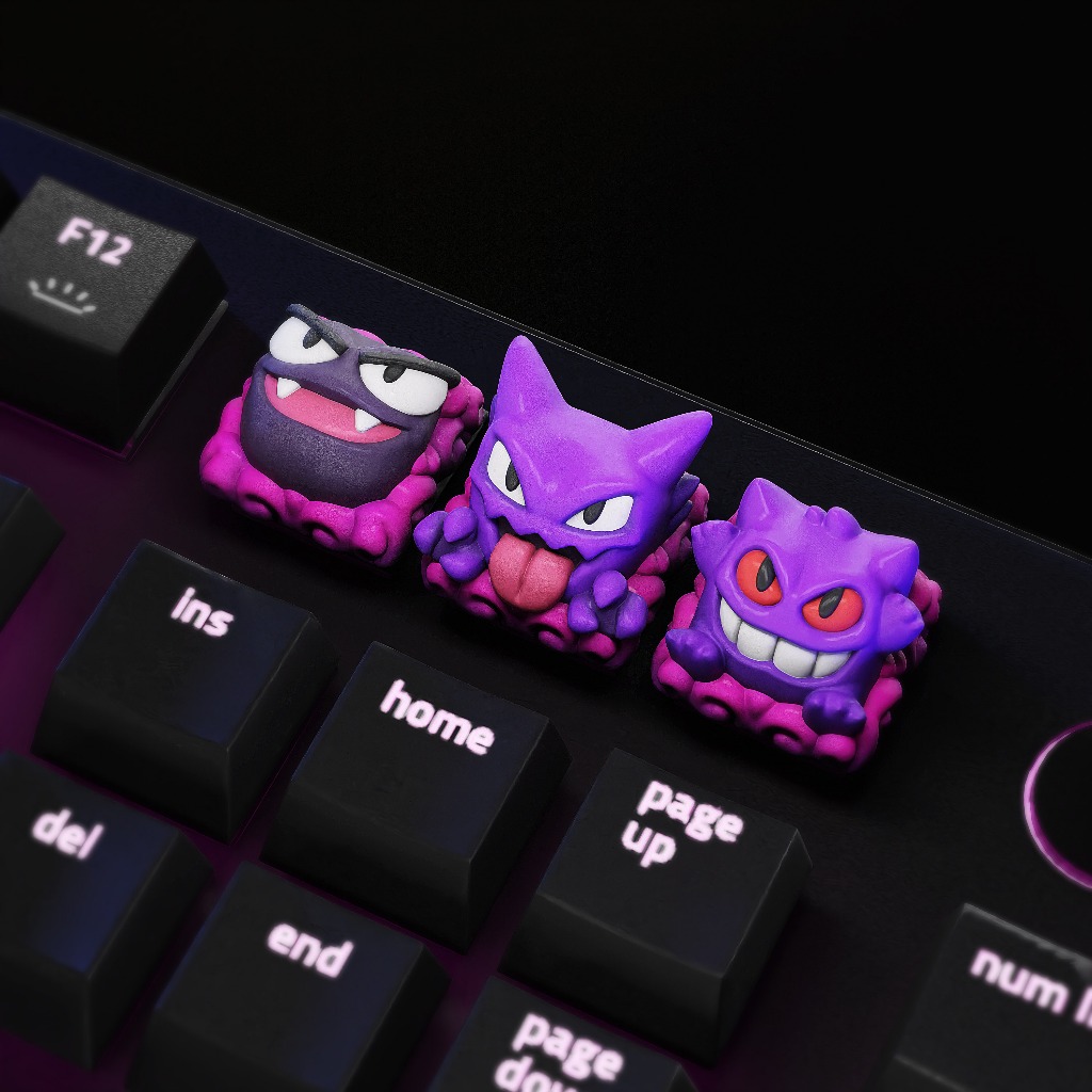 Keycap Gengar | Pokemon | Keycap Bàn Phím Cơ | Phụ kiện bàn phím