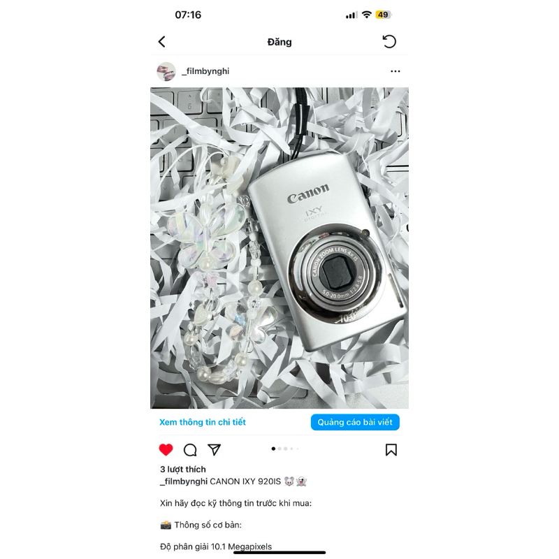 Máy ảnh canon