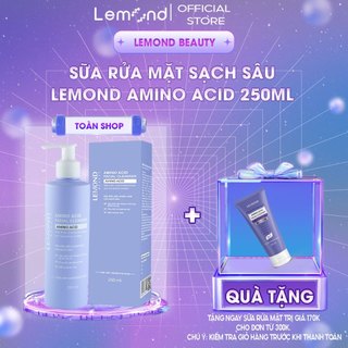 Sữa rửa mặt dịu nhẹ LEMOND Amino ACid facial cleanser 250ml