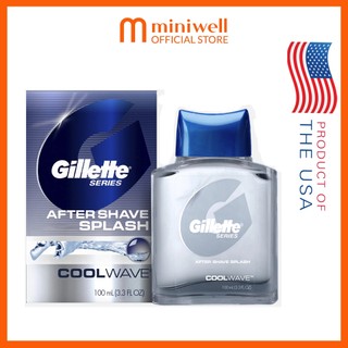 Nước Hoa Sau Cạo Râu Gillette After Shave Splash Cool Wave 100ml