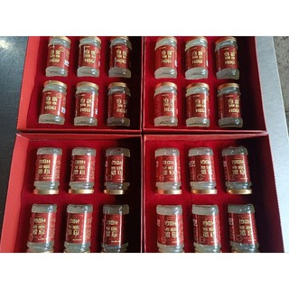 Một hộp yến sào thượng hạng hogi hộp 6 hũ x 100ml.
