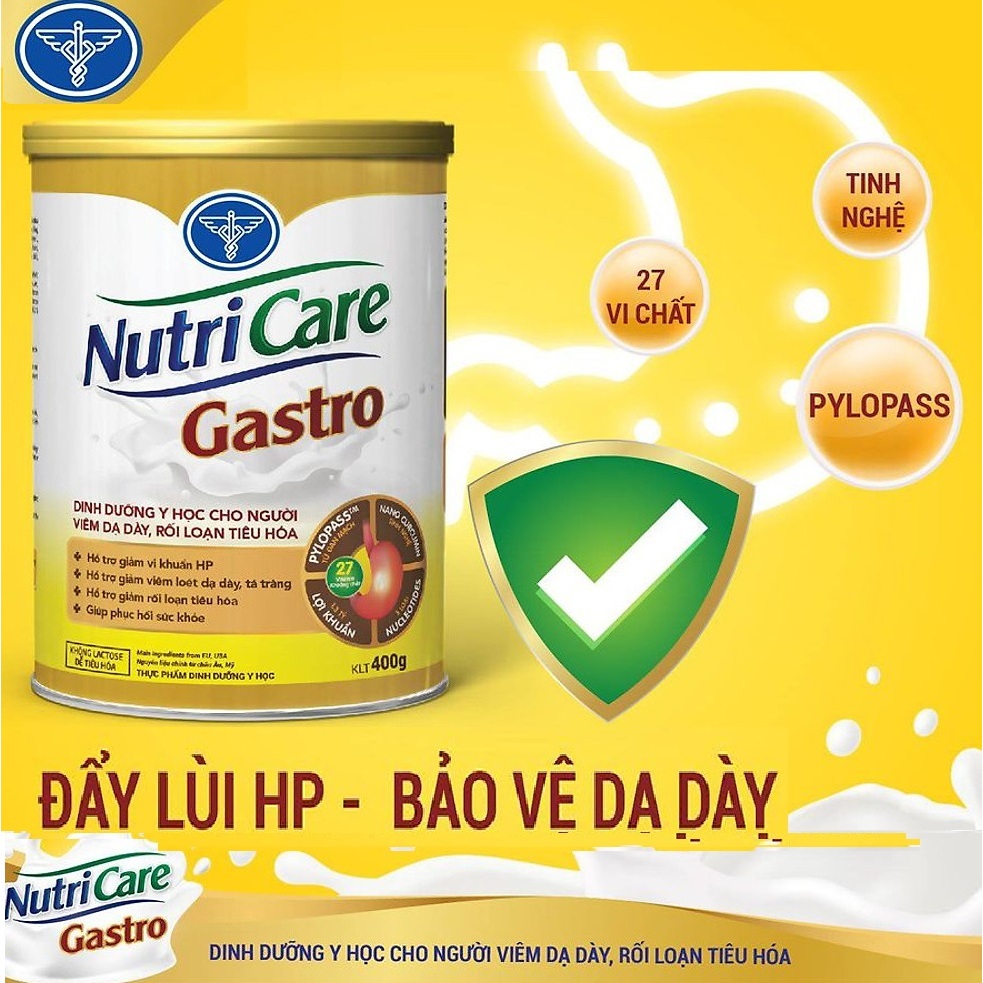 (Có quà, date mới) Sữa bột NutriCare Gastro 900G