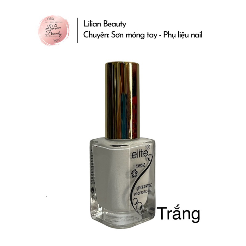 Combo 4 chai sơn móng tay gel lạnh Diamond màu đẹp, dễ sử dụng, dung tích 15ml