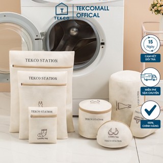 Túi Lưới Giặt Đồ Máy Giặt TEKCO STATION Thiết Kế Khóa Kéo Đủ Size Chất Liệu Lưới Polyester Cao Cấp