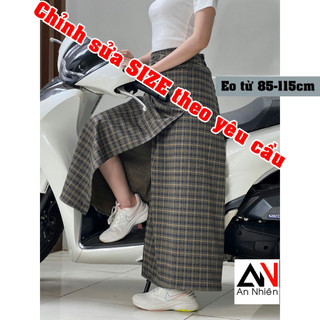 [big size eo 85-110cm] váy chống nắng bigsize xẻ tà dành cho bạn eo từ 85-110cm