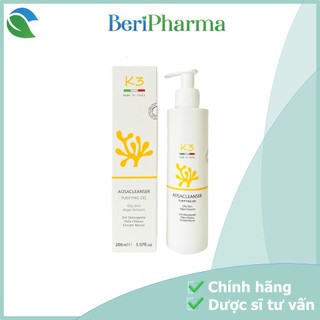 ✅ K3 Sữa Rửa Mặt Giảm Nhờn AOSACLEANSER Purifying Gel 200ml
