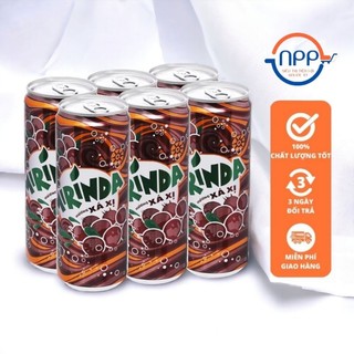   1 Lốc  Nước ngọt Mirida Xá Xị lon 330ml 