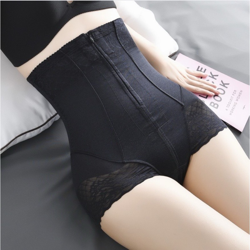 Quần Nịt Bụng Đúc Su Lụa Nguyên Khối Co Giãn Định Hình Vùng Bụng Dưới Ôm Sát Tàng Hình Cao Cấp