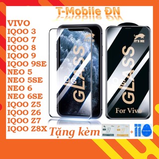 Kính cường lực vivo iqoo 9 se 8 7 3 5g neo 5 se 5s 6 se z5 z6 z7 z8x pro 5g full màn og esd