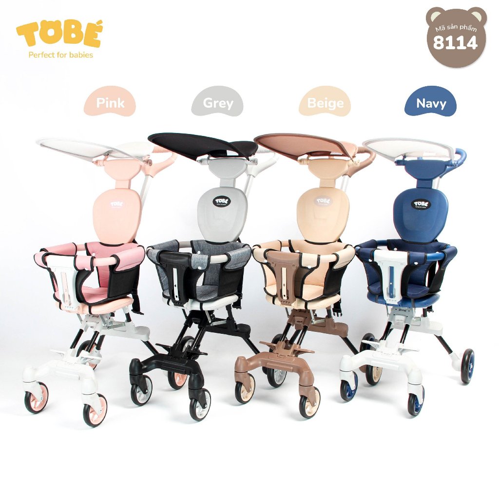 [Bản nâng cấp 3.0] Xe đẩy gấp gọn OLWEN TOBÉ siêu nhẹ chắc chắn cho bé 6-36m