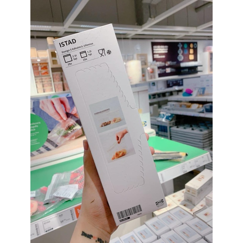 [HỘP 50TÚI] TÚI ZIP ĐỰNG THỰC PHẨM IKEA THÁI LAN