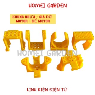 Khung nhựa giá đỡ motor đế motor làm mô hình đồ chơi diy steam mới 100% - hm0248