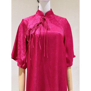 Đầm gấm suông Đầm gấm D470