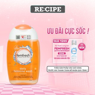 Dung Dịch Vệ Sinh Phụ Nữ Cao Cấp Hàng Ngày Femfresh Daily Wash Cho Vùng Kín Sạch Thơm Tươi Mới 150ml