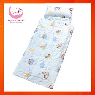 Túi ngủ cho trẻ mầm non, tiểu học, vải tencel cao cấp mềm mại, siêu mát