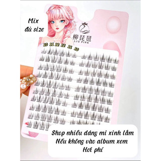 Bộ sản phẩm nối mi tại nhà dáng mi katun