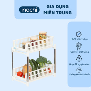 Kệ trượt, kệ đựng gia vị 2 tầng đa năng Inochi