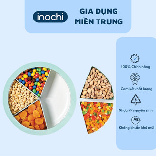Bộ khay mứt tròn Haru INOCHI nhiều màu sắc trang trí tết