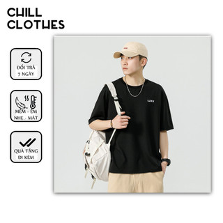 Áo thun nam nữ phom rộng tay lỡ CAP-18, Áo thun Cotton basic hình in nổi 3D