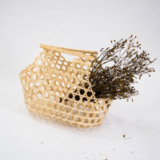Giỏ tre đan quai xách - Làn tre handmade