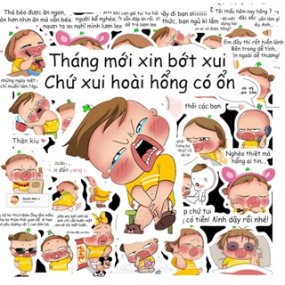  Set 50 Sticker Hình QUỲNH AKA NGẦU LÒI – Decal Trang Trí Xe - Điện Thoại - Laptop - Nón Bảo Hiểm | Chống Nước 