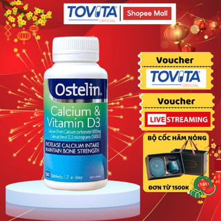 Viên uống bổ sung Canxi và Vitamin D3 cho mẹ bầu Ostelin Calcium & Vitamin D3 130 viên Úc