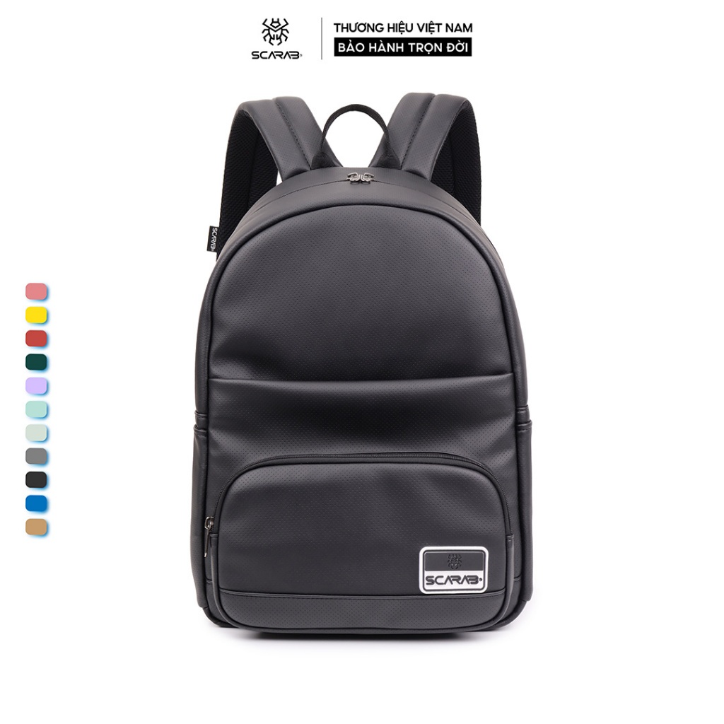Balo Da Scarab Heritage Leather Backpack - Ba lô Đi Học Nam Nữ Đựng Vừa Lap 15.6inch