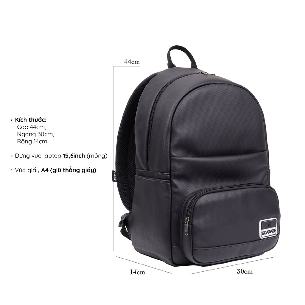 Balo Da Scarab Heritage Leather Backpack - Ba lô Đi Học Nam Nữ Đựng Vừa Lap 15.6inch