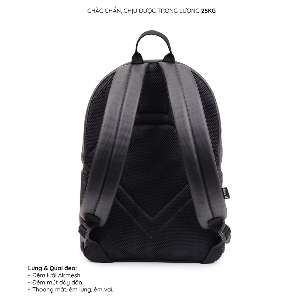 Balo Da Scarab Heritage Leather Backpack - Ba lô Đi Học Nam Nữ Đựng Vừa Lap 15.6inch