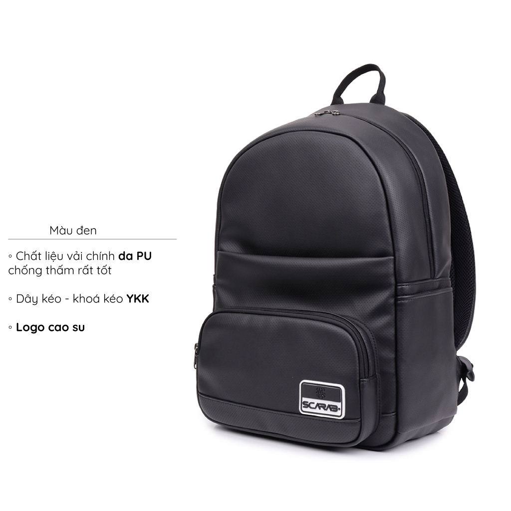 Balo Da Scarab Heritage Leather Backpack - Ba lô Đi Học Nam Nữ Đựng Vừa Lap 15.6inch