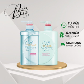 Bộ đôi gội xả Sạch Dầu Mát Lạnh Tsubaki Premium Cool- Doris Beauty