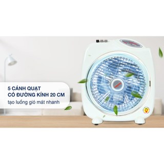 (Shopee Video) Quạt bàn đảo quạt hộp 2 tấc Senko BD230 - Hàng chính hãng - Bảo Hành 12 tháng