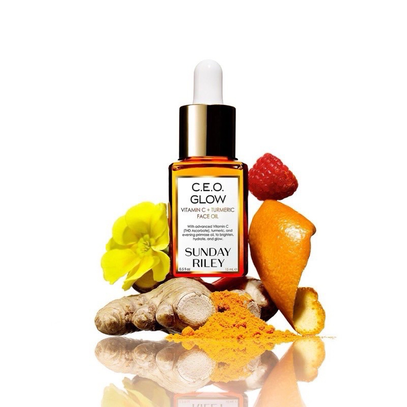 SUNDAY RILEY 🎖 Dầu dưỡng sáng da C.E.O Glow Vitamin C + Turmeric Face Oil