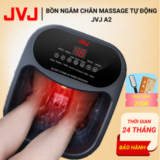 Bồn ngâm chân tự động JVJ B2 /A2 massage tự động bằng con lăn, Sục khí,hồng ngoại - Bảo hành 24 Tháng